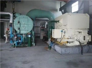 3MW kondenzační parní turbína & generátor